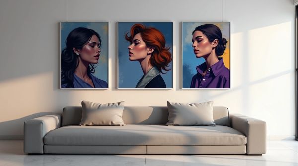 Des tableaux stylés et modernes consacrés à la femme