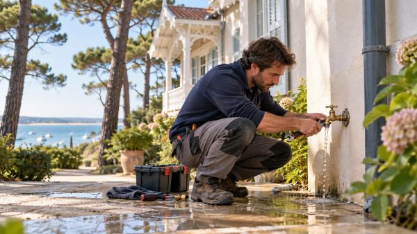 Guide pratique pour traiter les fuites d'eau à Arcachon
